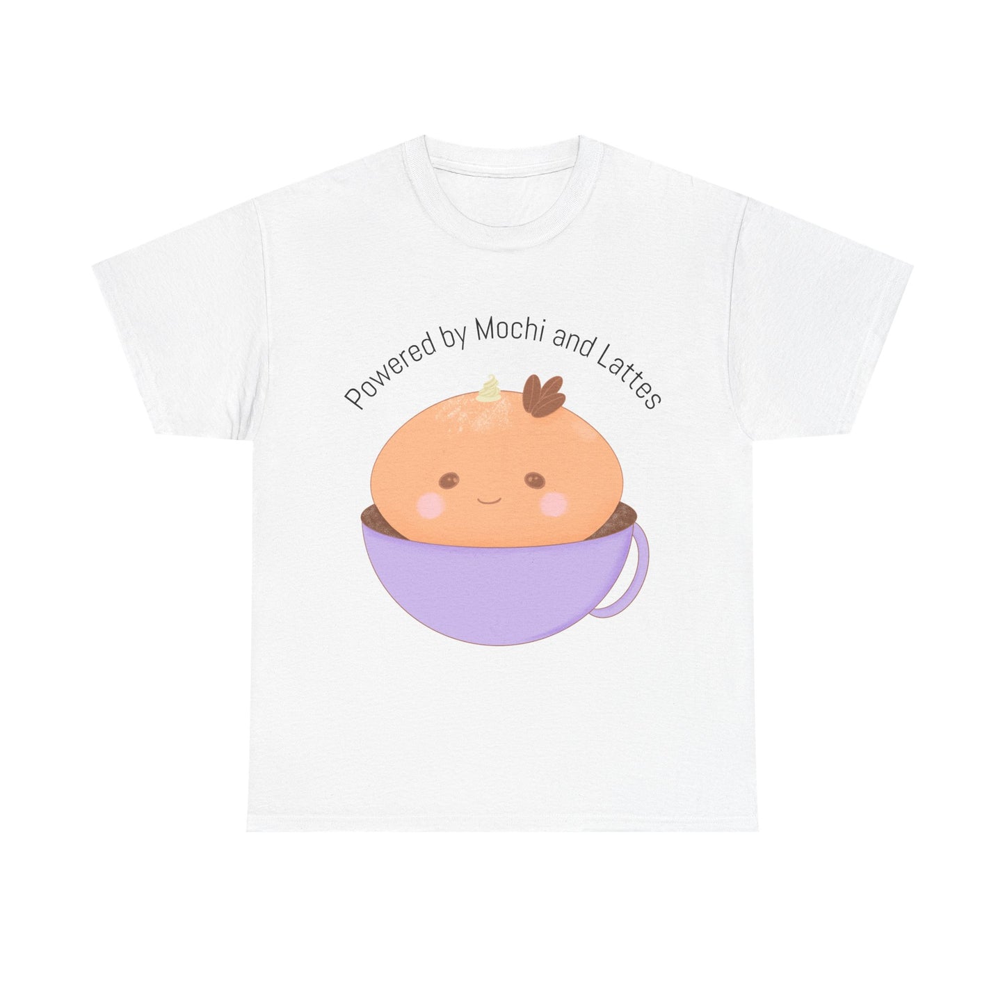 Powered by Mochi and Lattes - Kawaii Unisex Tee