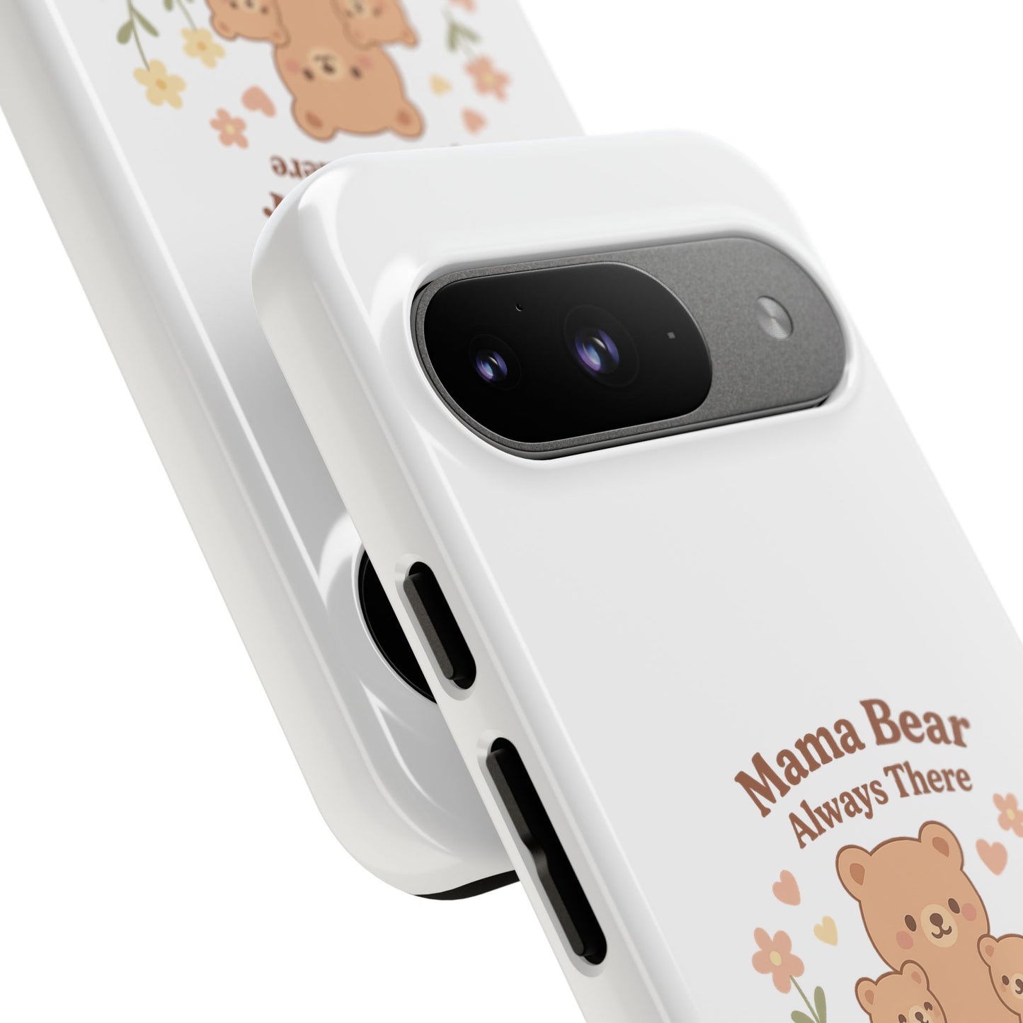 Mama Bear Always There Phone Case – Cute Kawaii Gift for Moms