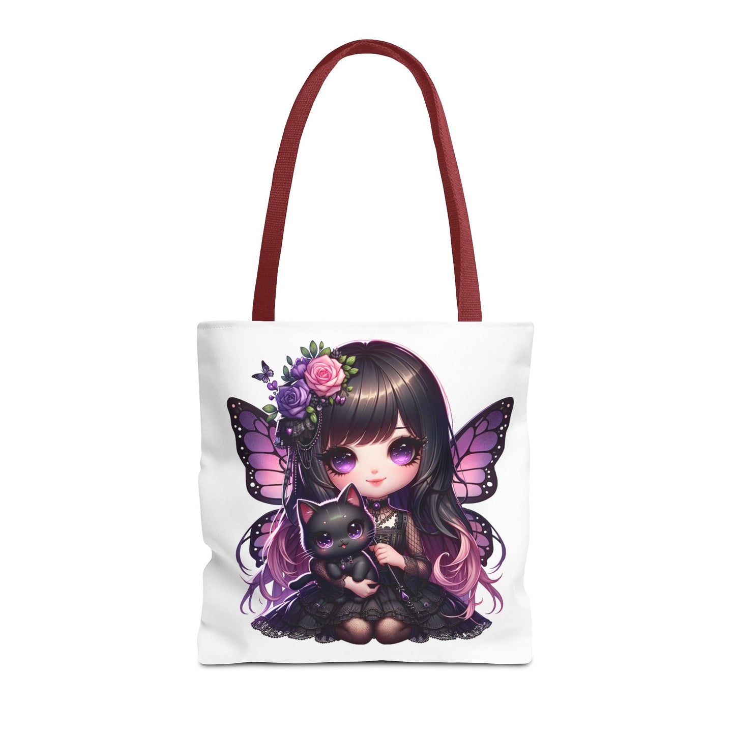 Whimsical Fairy Cat Tote Bag