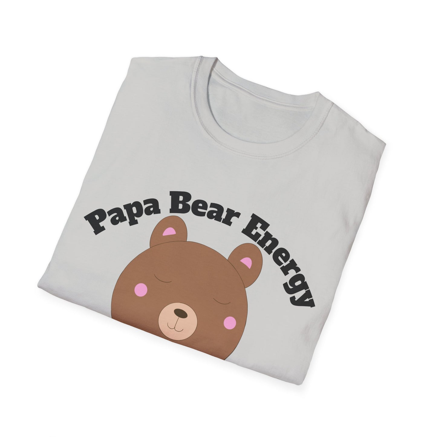 Papa Bear Energy Shirt – Cute Kawaii #1 Dad Gift for Father’s Day or Birthday