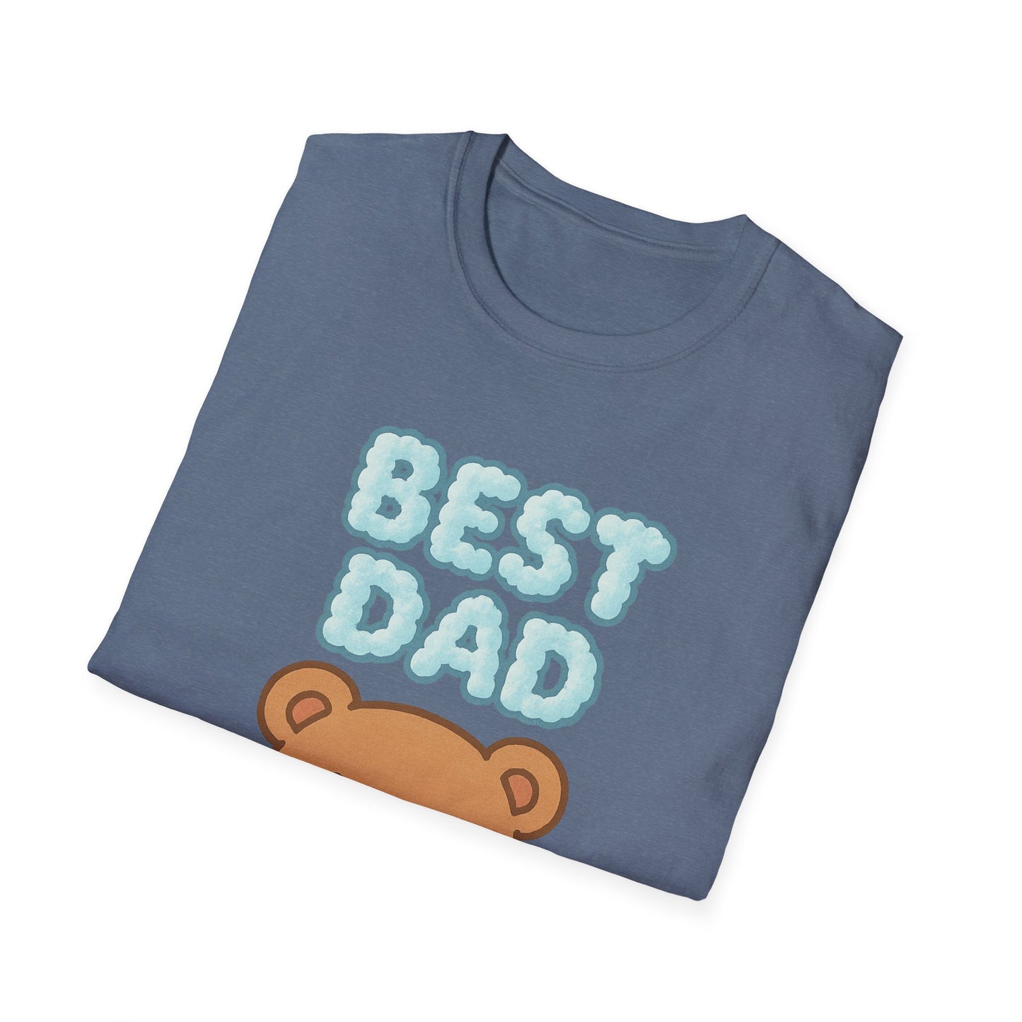 Best Dad Cartoon Bear T-Shirt