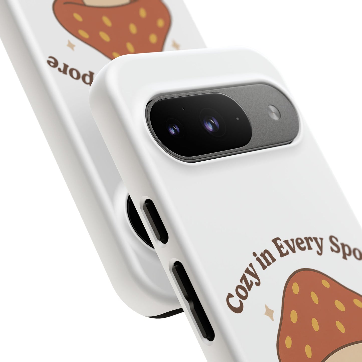 Phone Case - Cozy Mushroom 'Cozy in Every Spore' Design