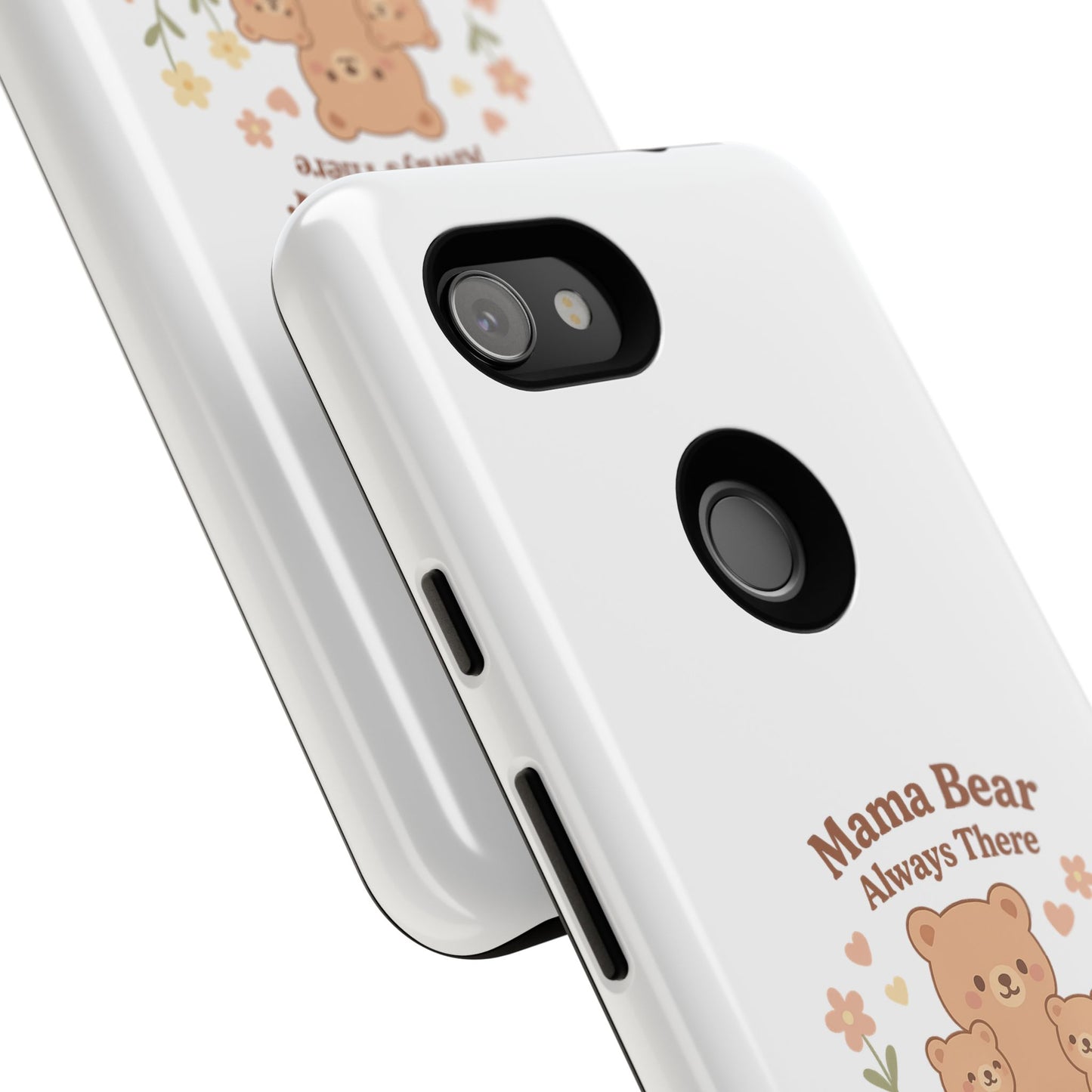 Mama Bear Always There Phone Case – Cute Kawaii Gift for Moms