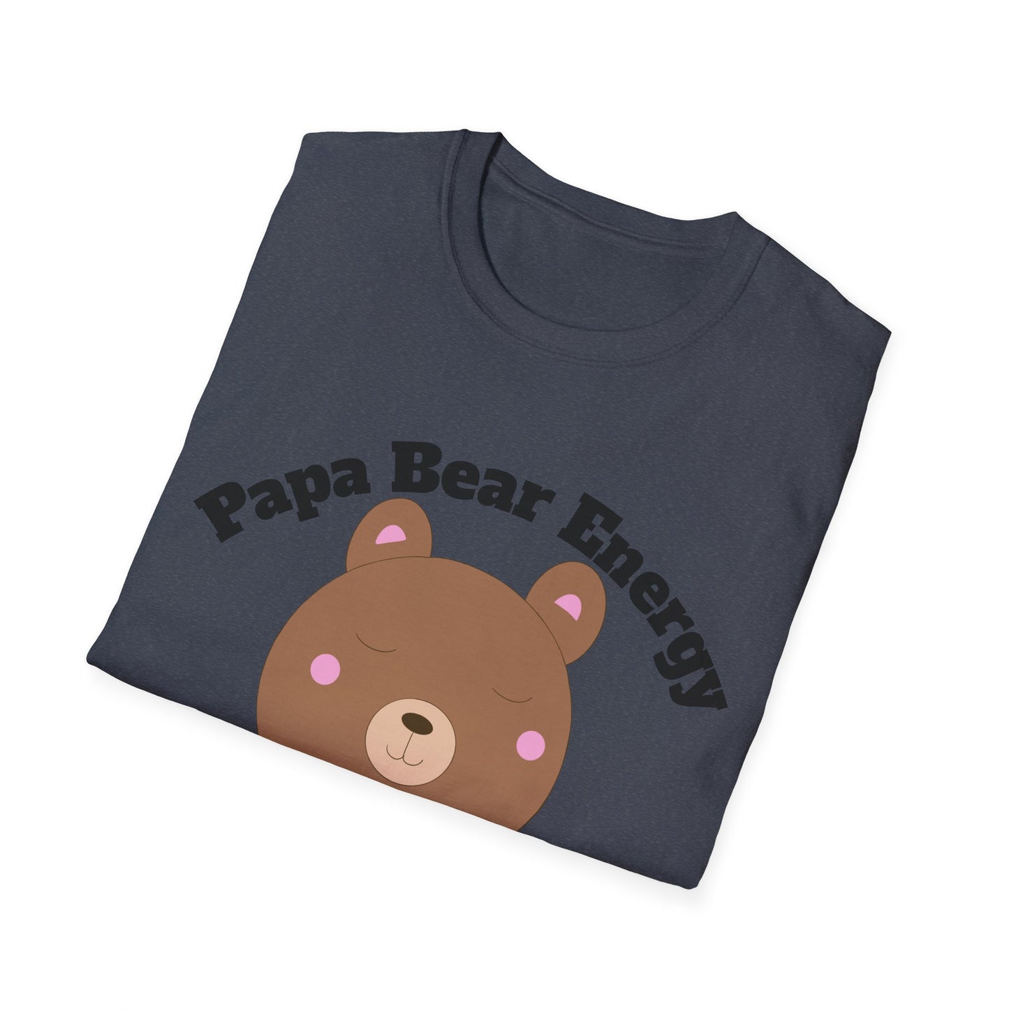 Papa Bear Energy Shirt – Cute Kawaii #1 Dad Gift for Father’s Day or Birthday