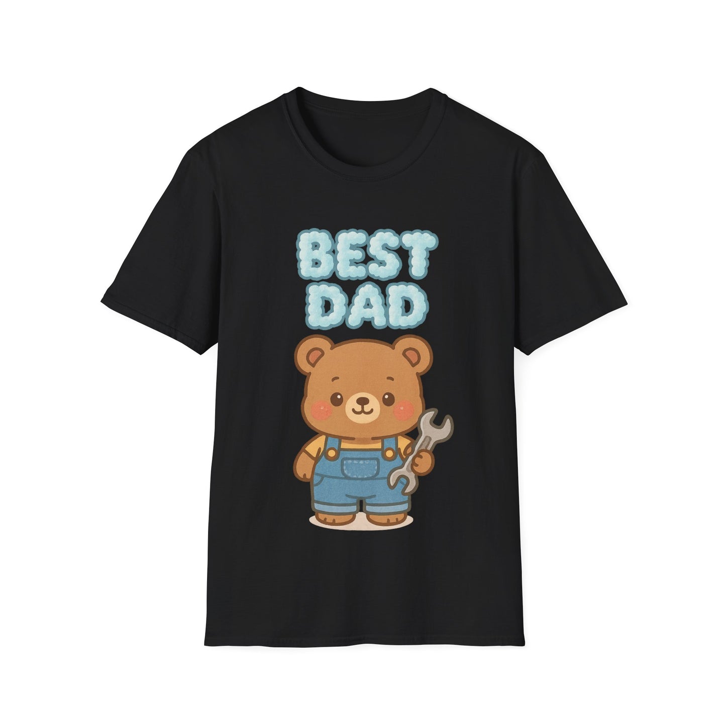 Best Dad Cartoon Bear T-Shirt