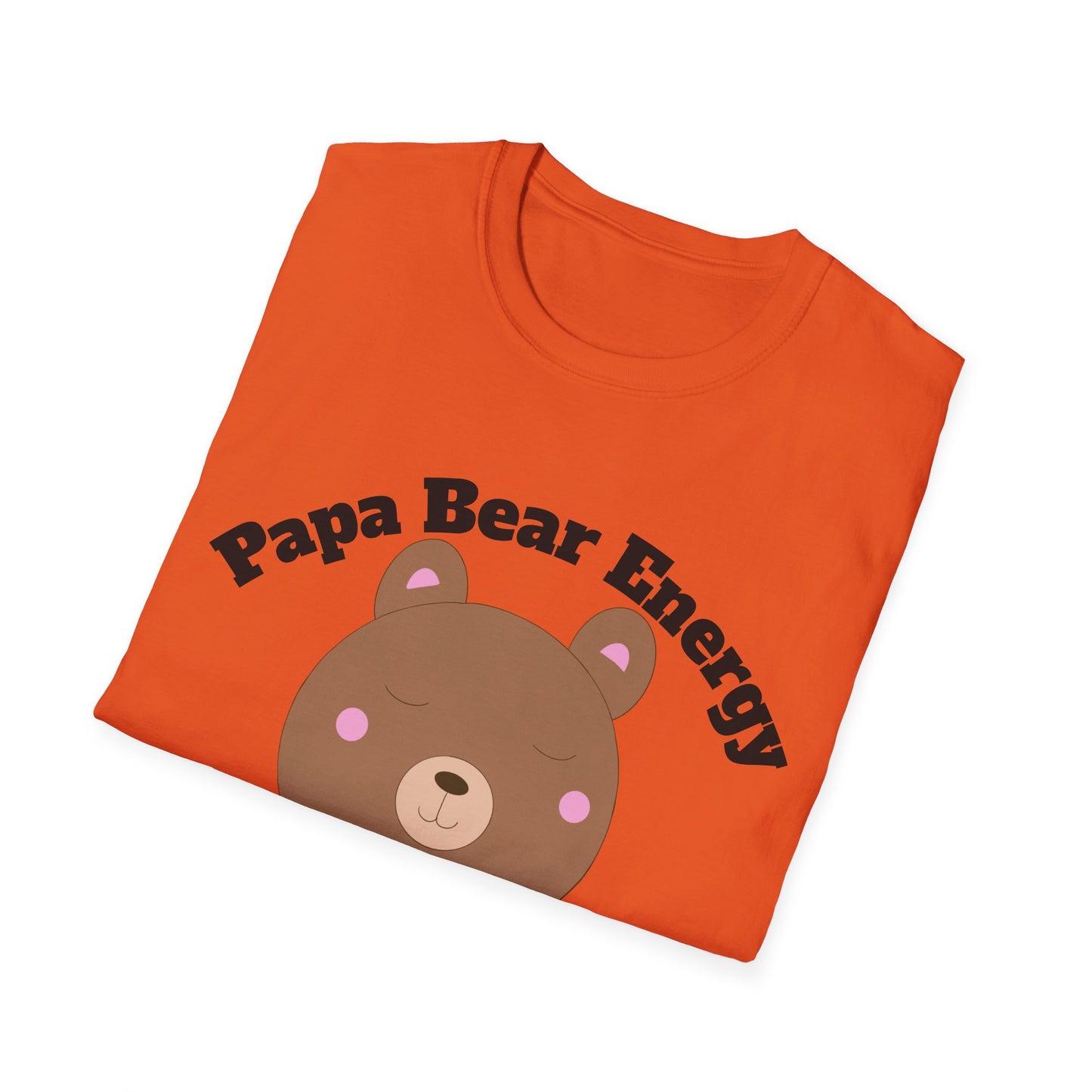 Papa Bear Energy Shirt – Cute Kawaii #1 Dad Gift for Father’s Day or Birthday