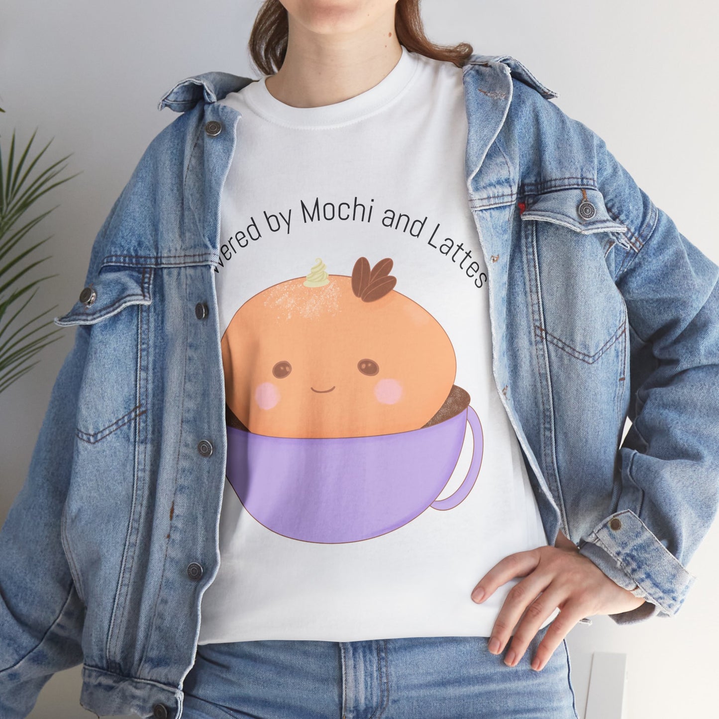 Powered by Mochi and Lattes - Kawaii Unisex Tee