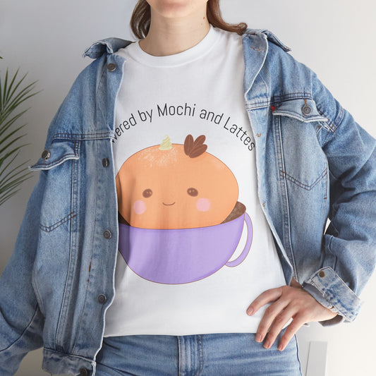 Powered by Mochi and Lattes - Kawaii Unisex Tee
