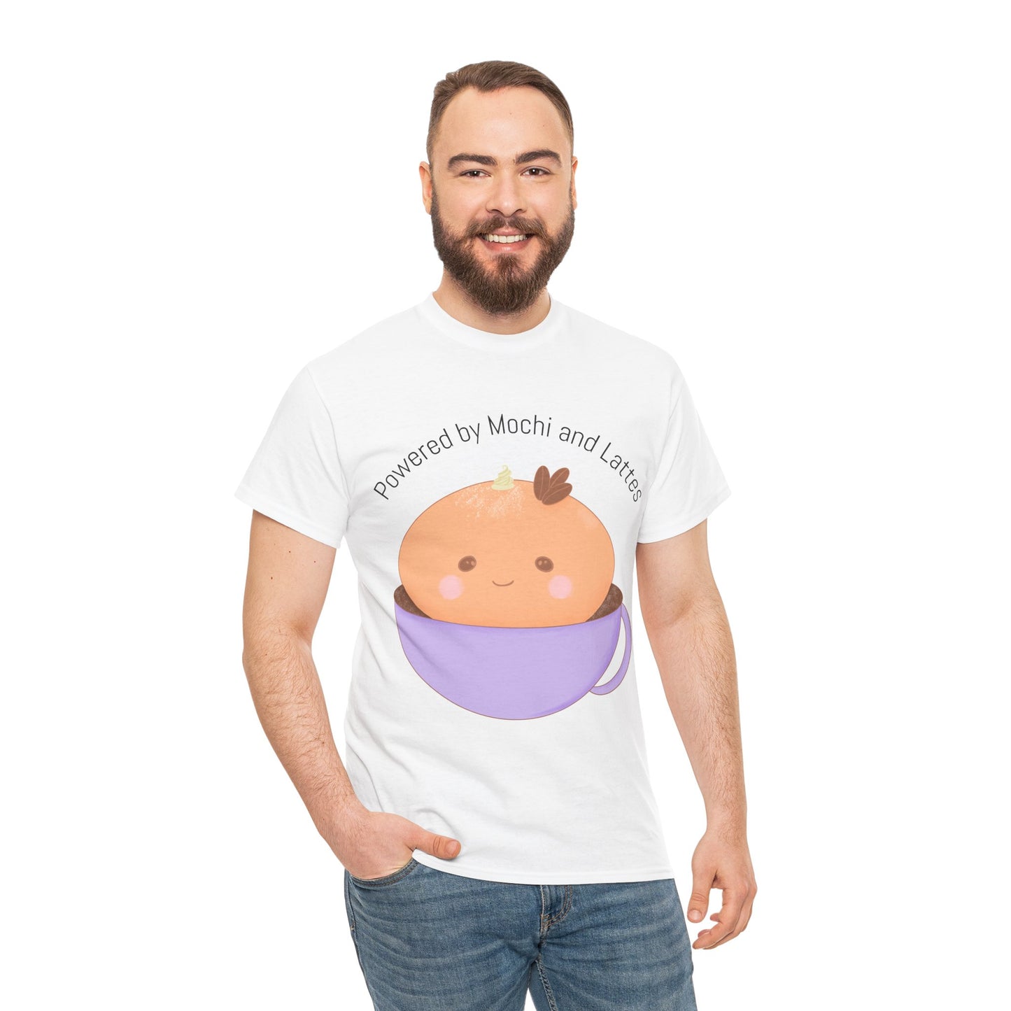 Powered by Mochi and Lattes - Kawaii Unisex Tee