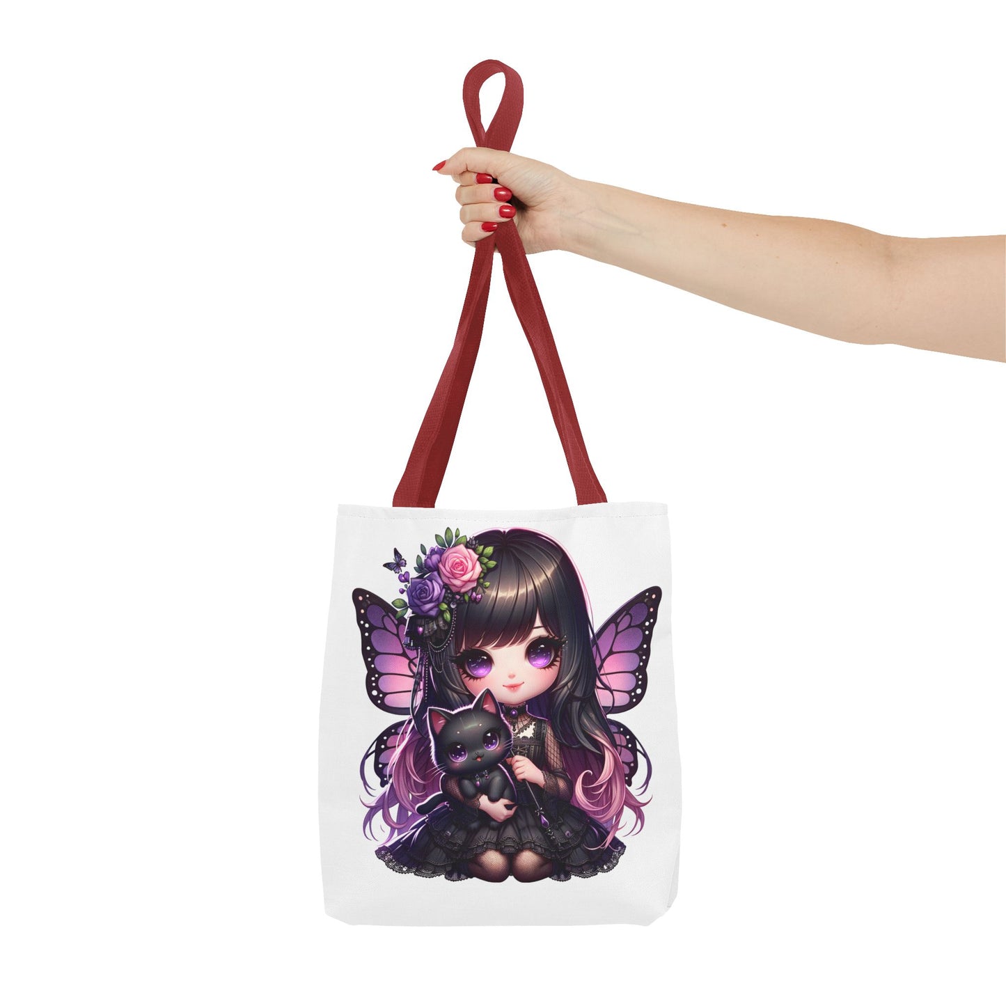 Whimsical Fairy Cat Tote Bag