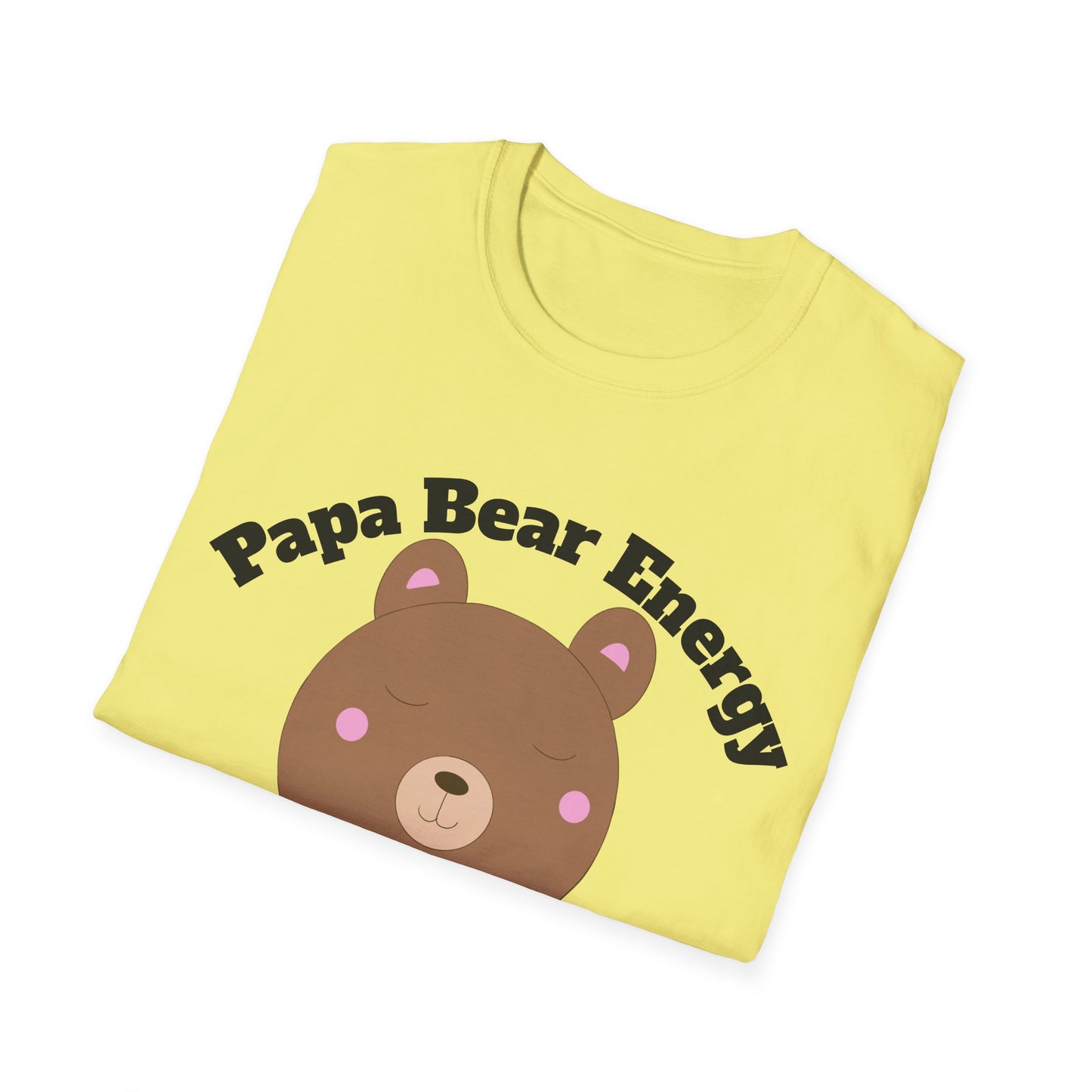 Papa Bear Energy Shirt – Cute Kawaii #1 Dad Gift for Father’s Day or Birthday