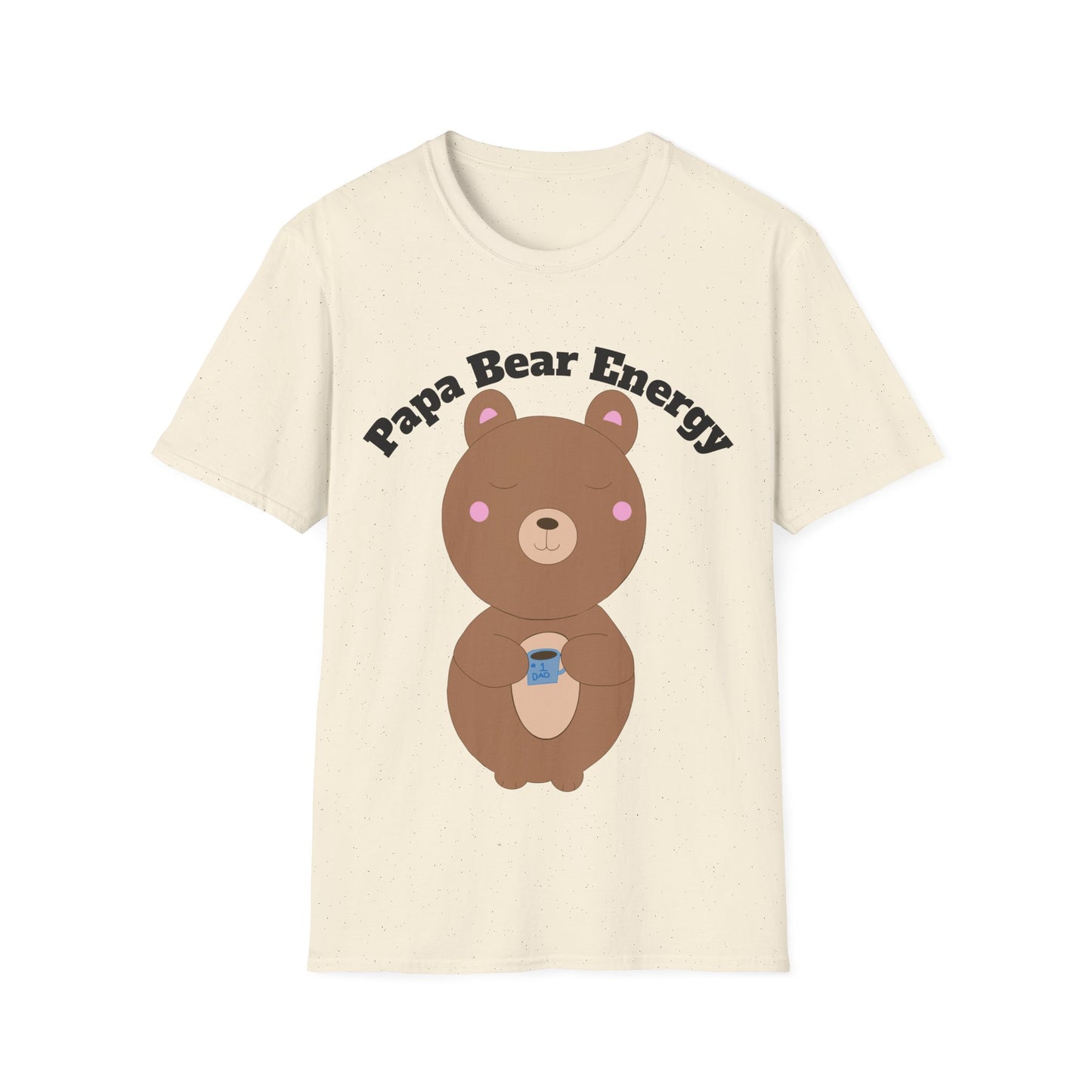 Papa Bear Energy Shirt – Cute Kawaii #1 Dad Gift for Father’s Day or Birthday