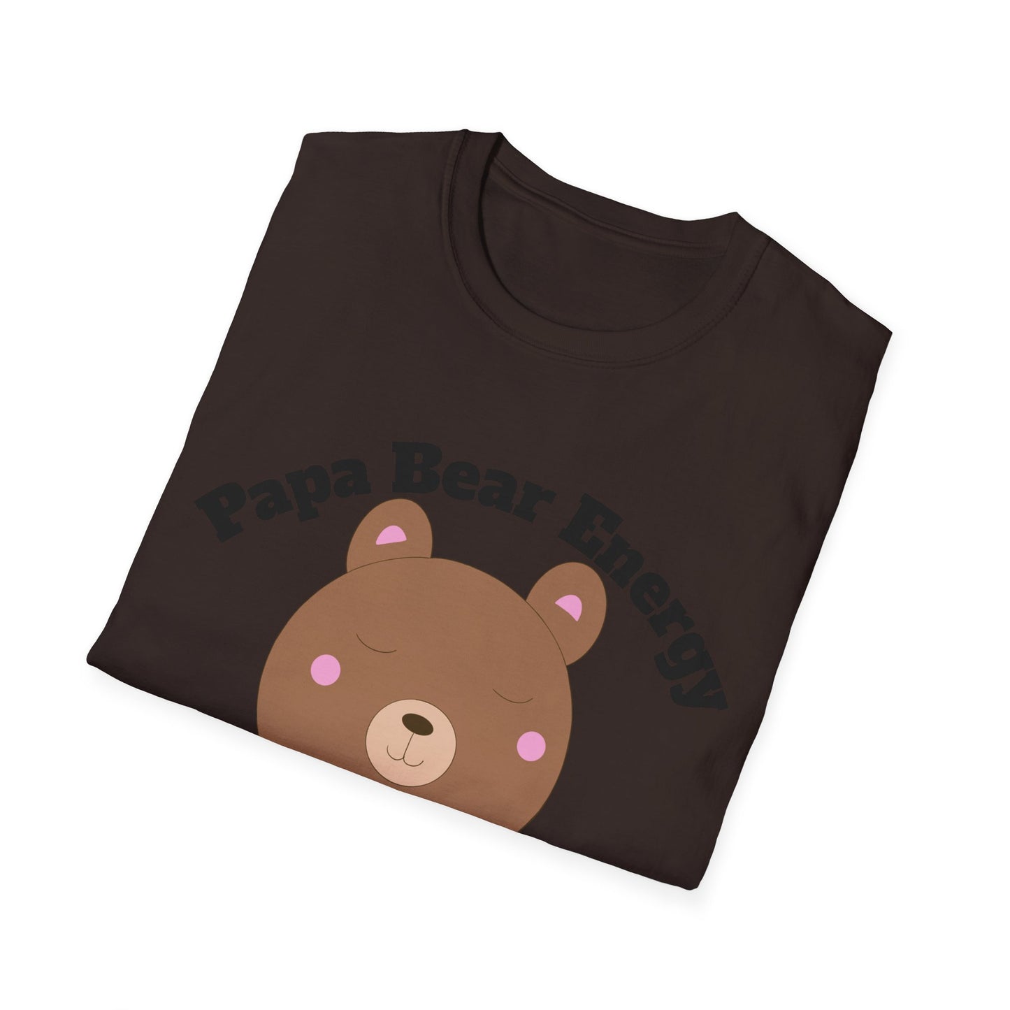 Papa Bear Energy Shirt – Cute Kawaii #1 Dad Gift for Father’s Day or Birthday