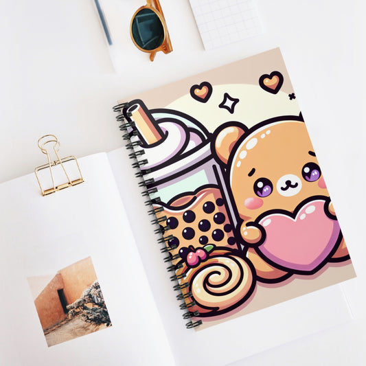 Bear-y Sweet & Boba-licious – Kawaii Boba Bear Notebook