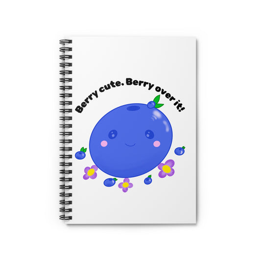 Cute Blueberry Notebook